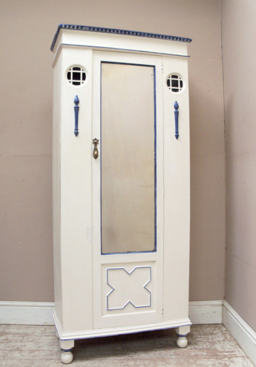 old painted hall cupboard